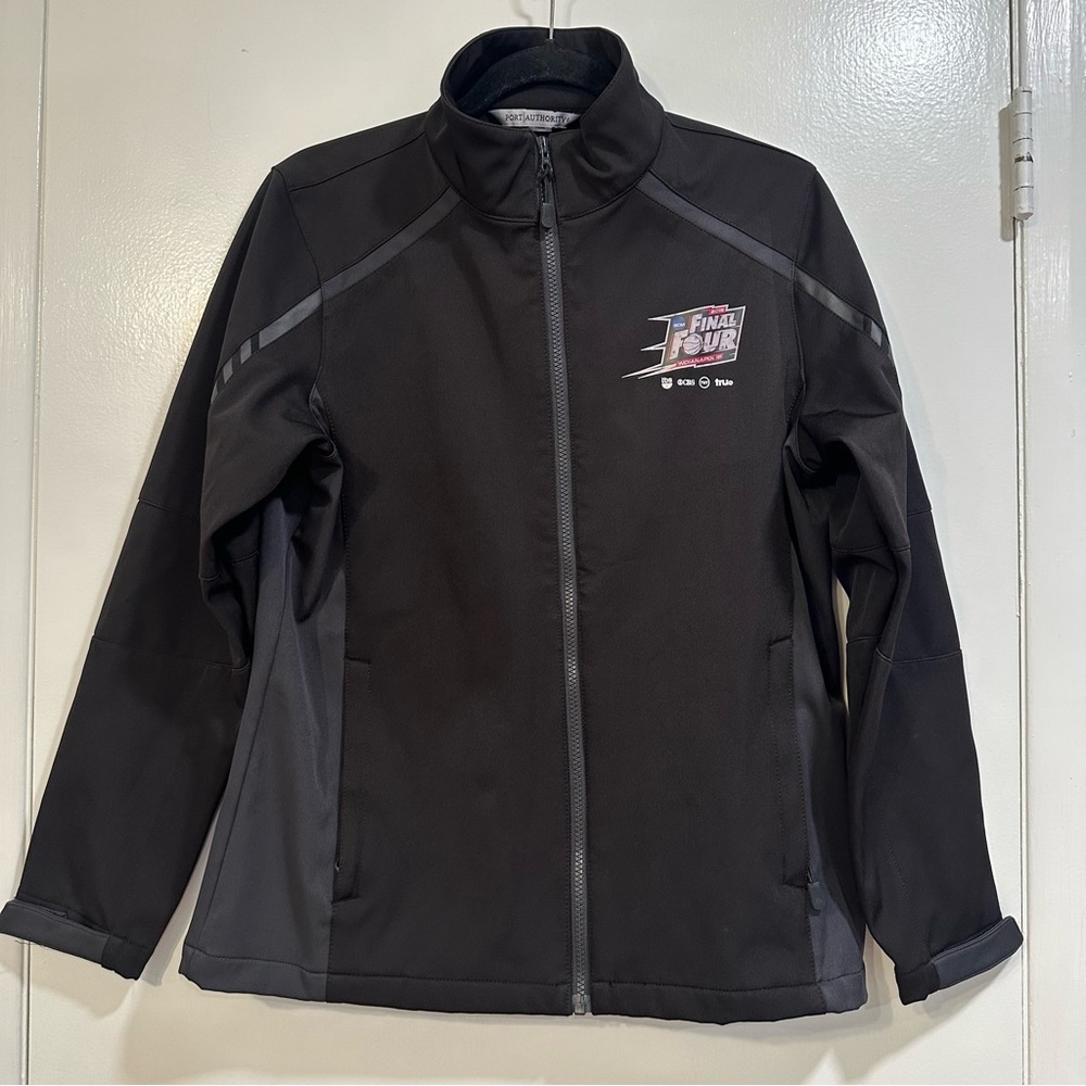 Port Authority Black Weatherproof Zip Up with Final Four Logo 🖤🏀